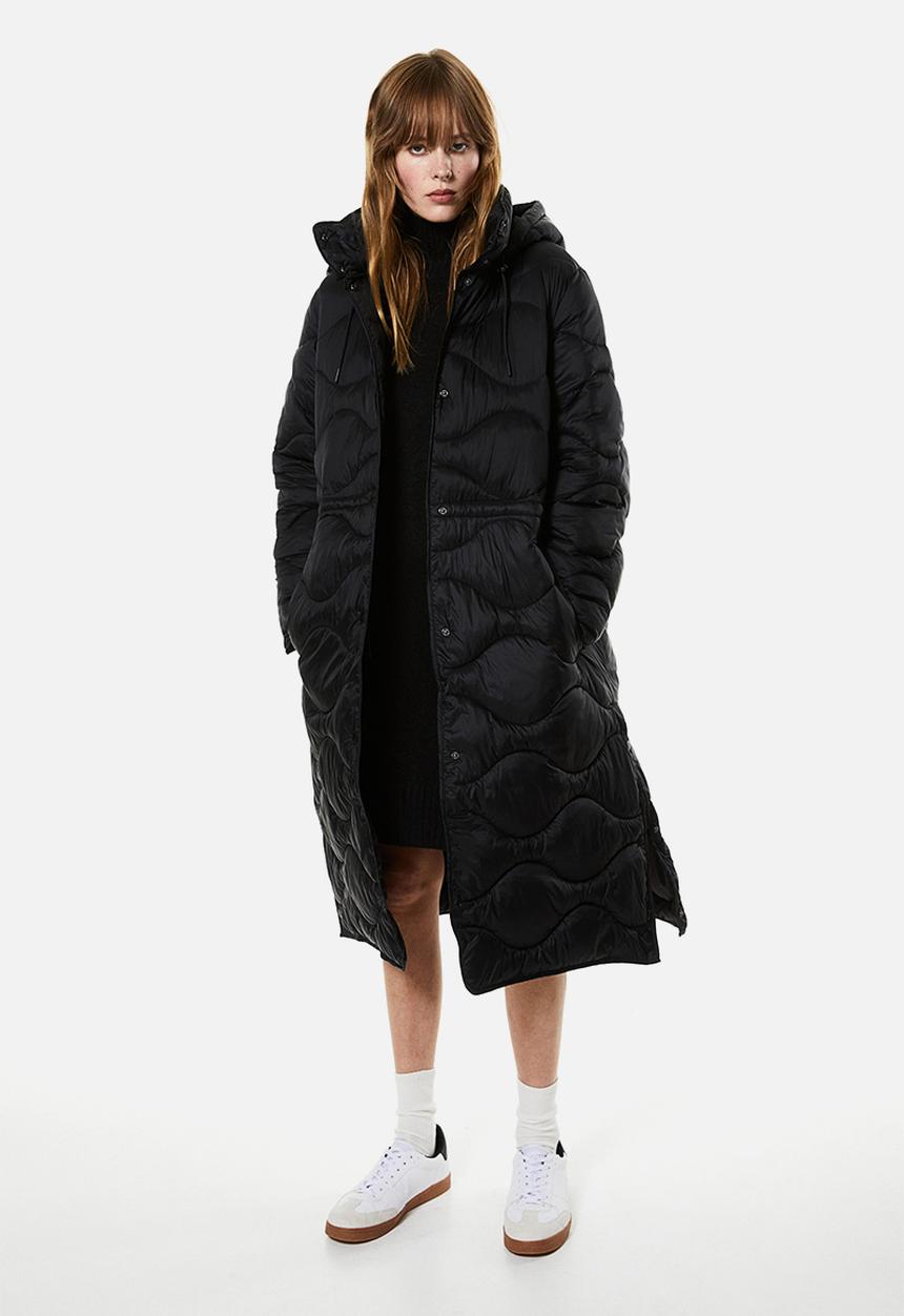 H&M - Quilted puffer coat - black