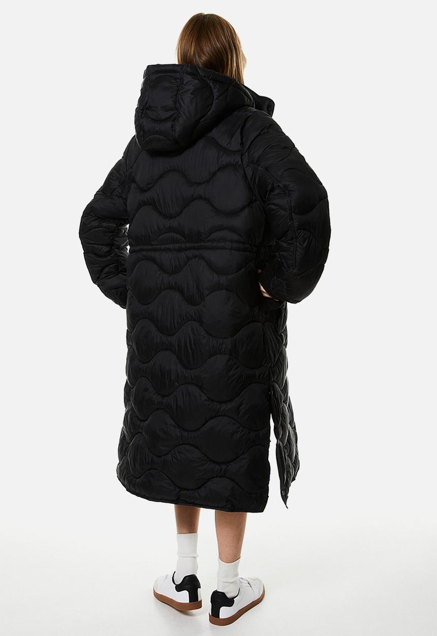 H&M - Quilted puffer coat - black