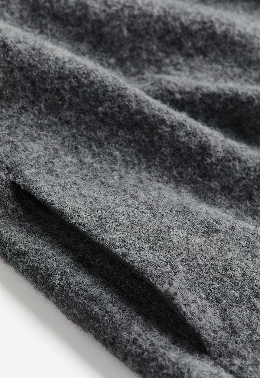 H&M - Double-breasted coat - dark grey