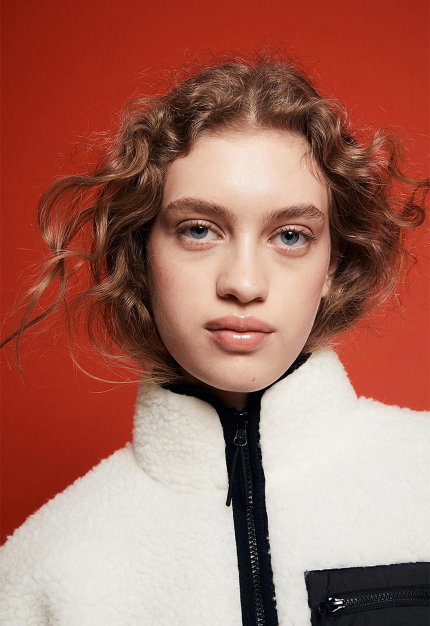 H&M - Teddy jacket - cream