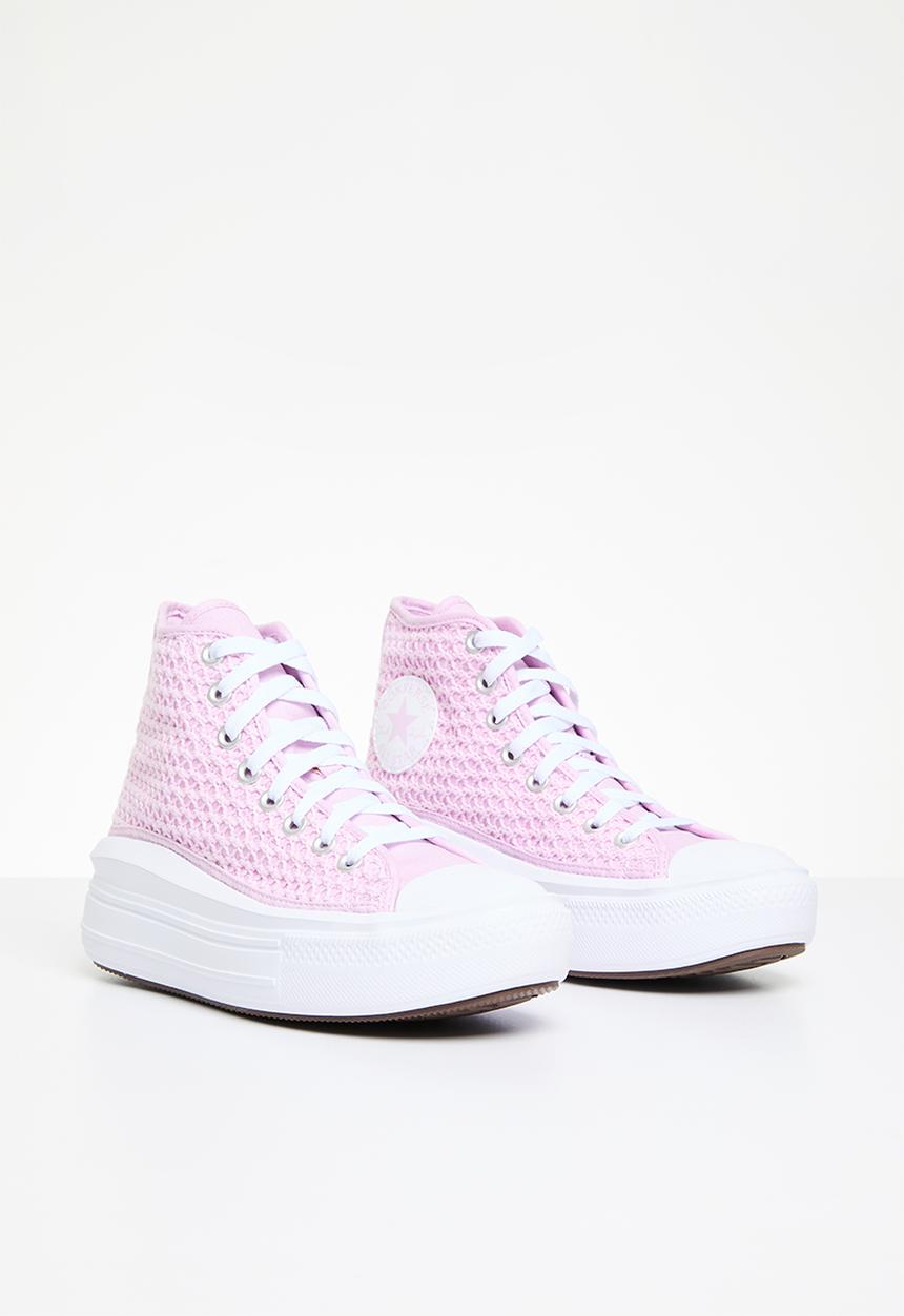 Converse - Chuck taylor all star move crochet platform - stardust lilac/stardust lilac