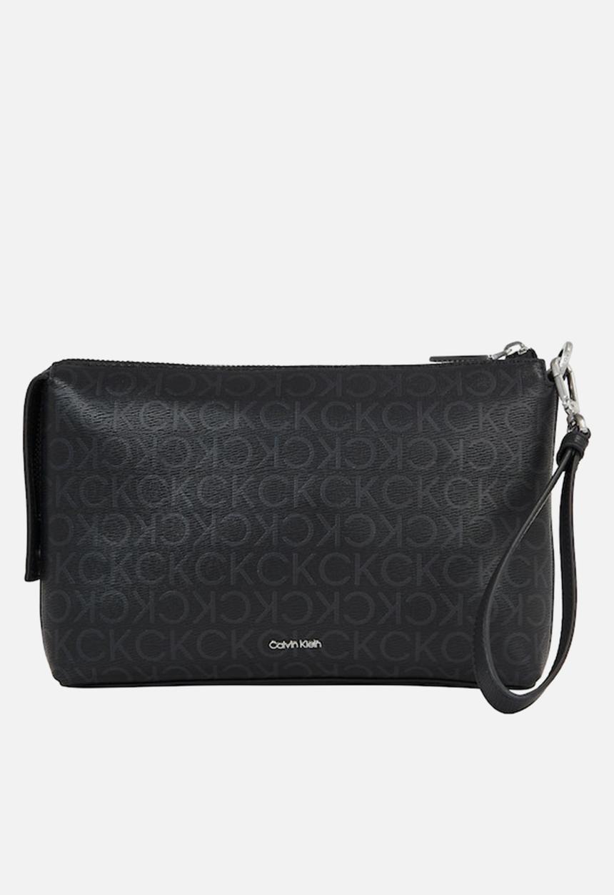Calvin Klein - Ck must washbag_epi mono - black mono