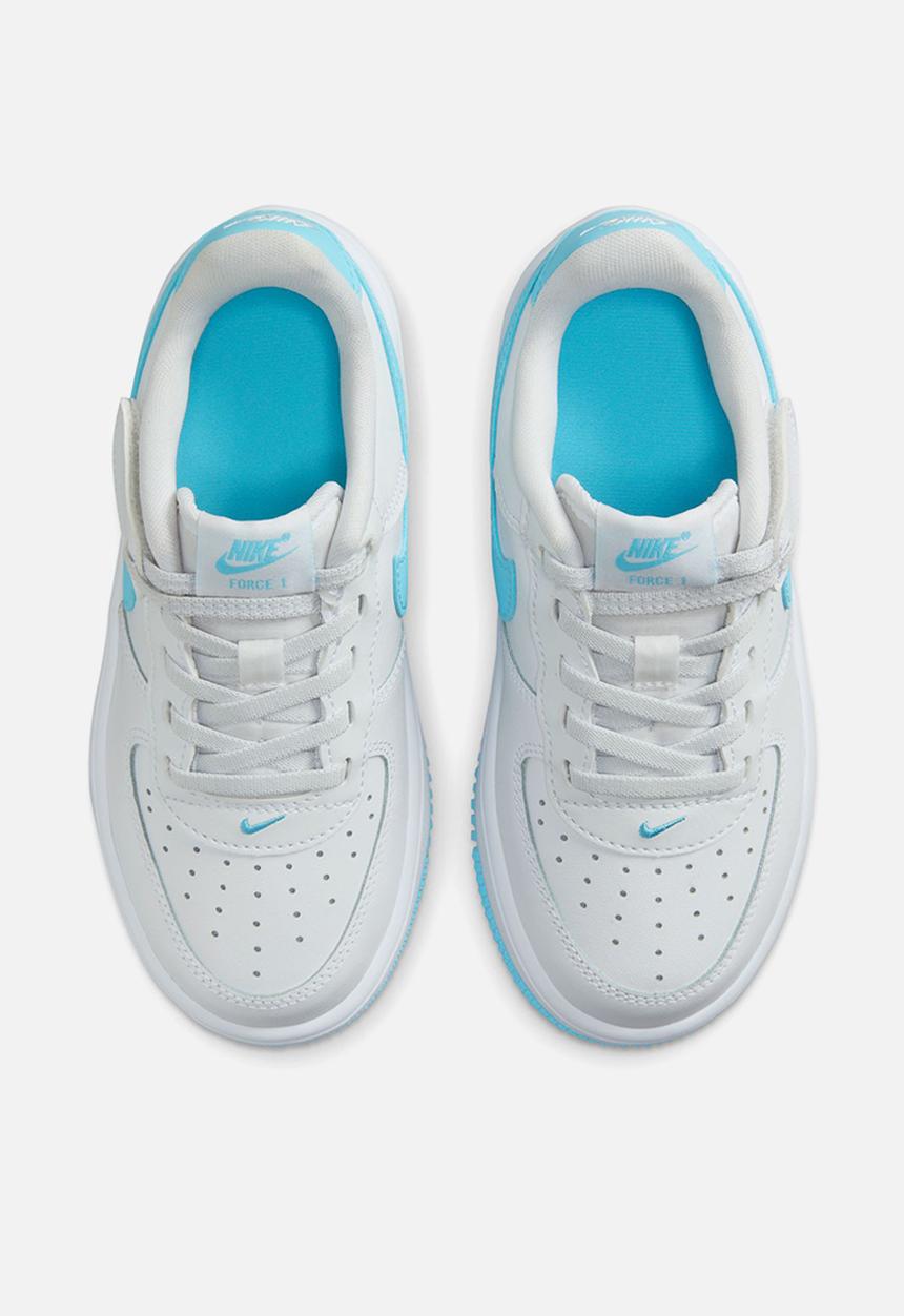 Nike - Nike Force 1 Low Easyon Psv - White/Aquarius Blue-White