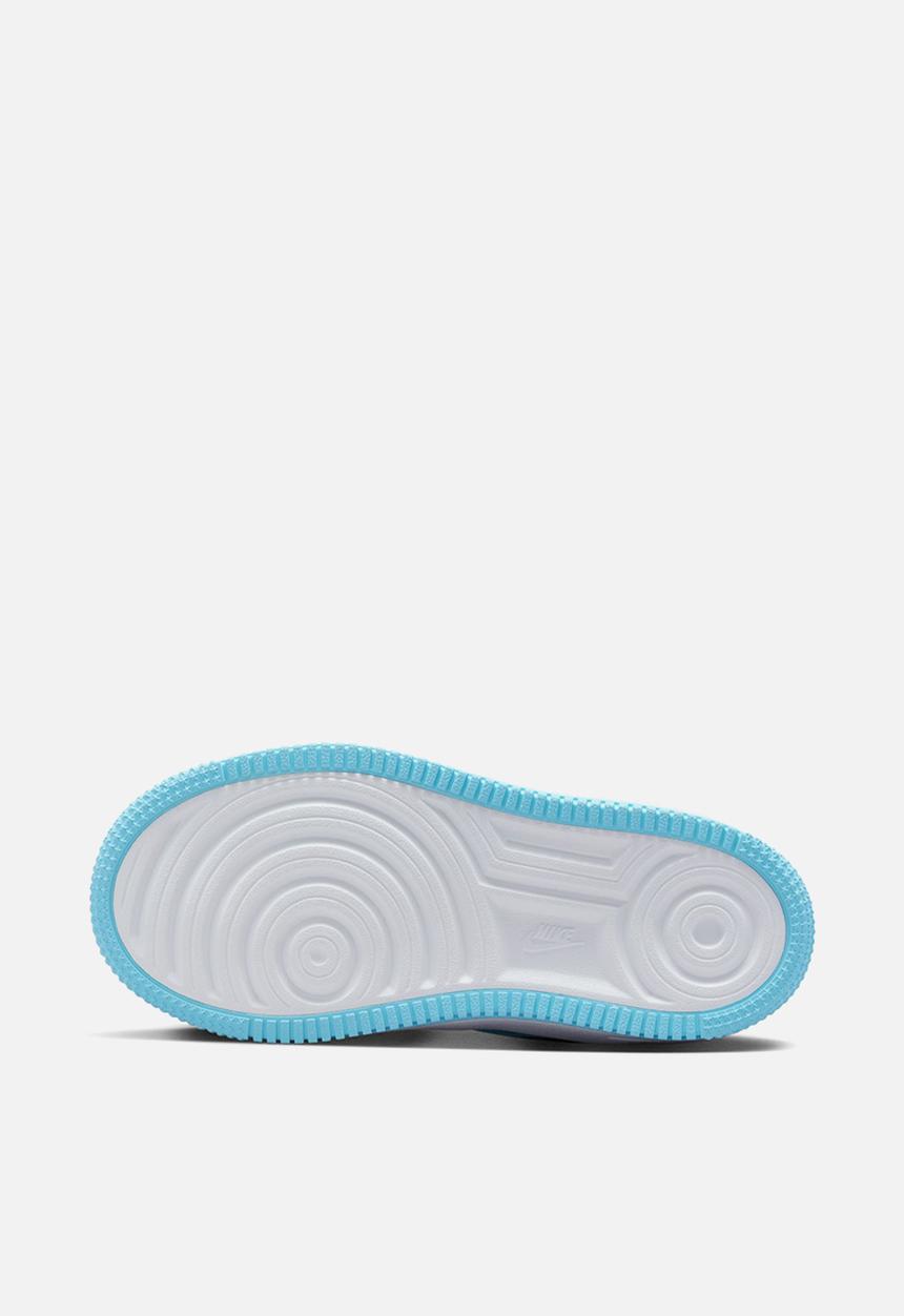 Nike - Nike Force 1 Low Easyon Psv - White/Aquarius Blue-White