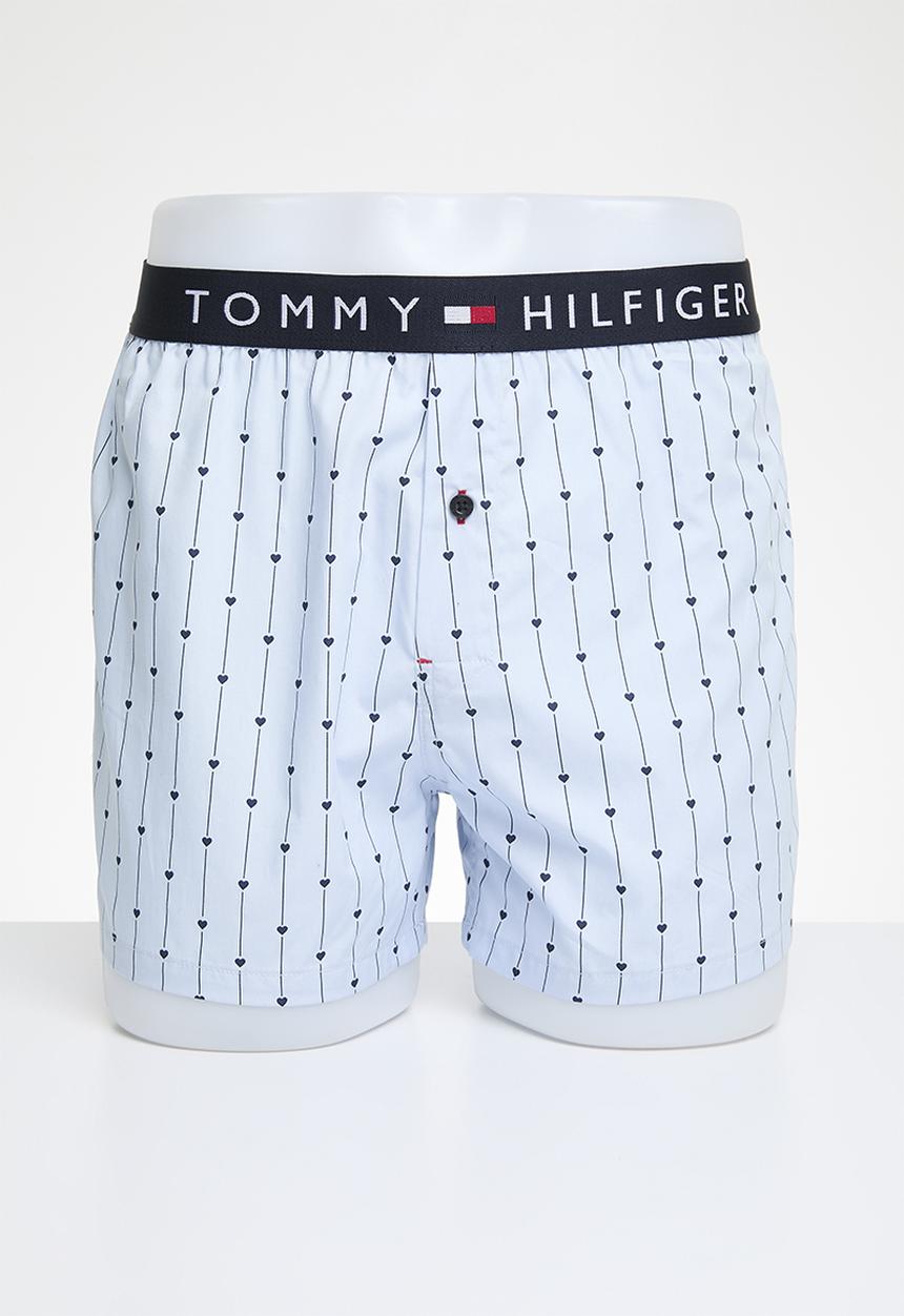 Tommy Hilfiger - Woven Boxer Print - Mini Heart Pinstripe