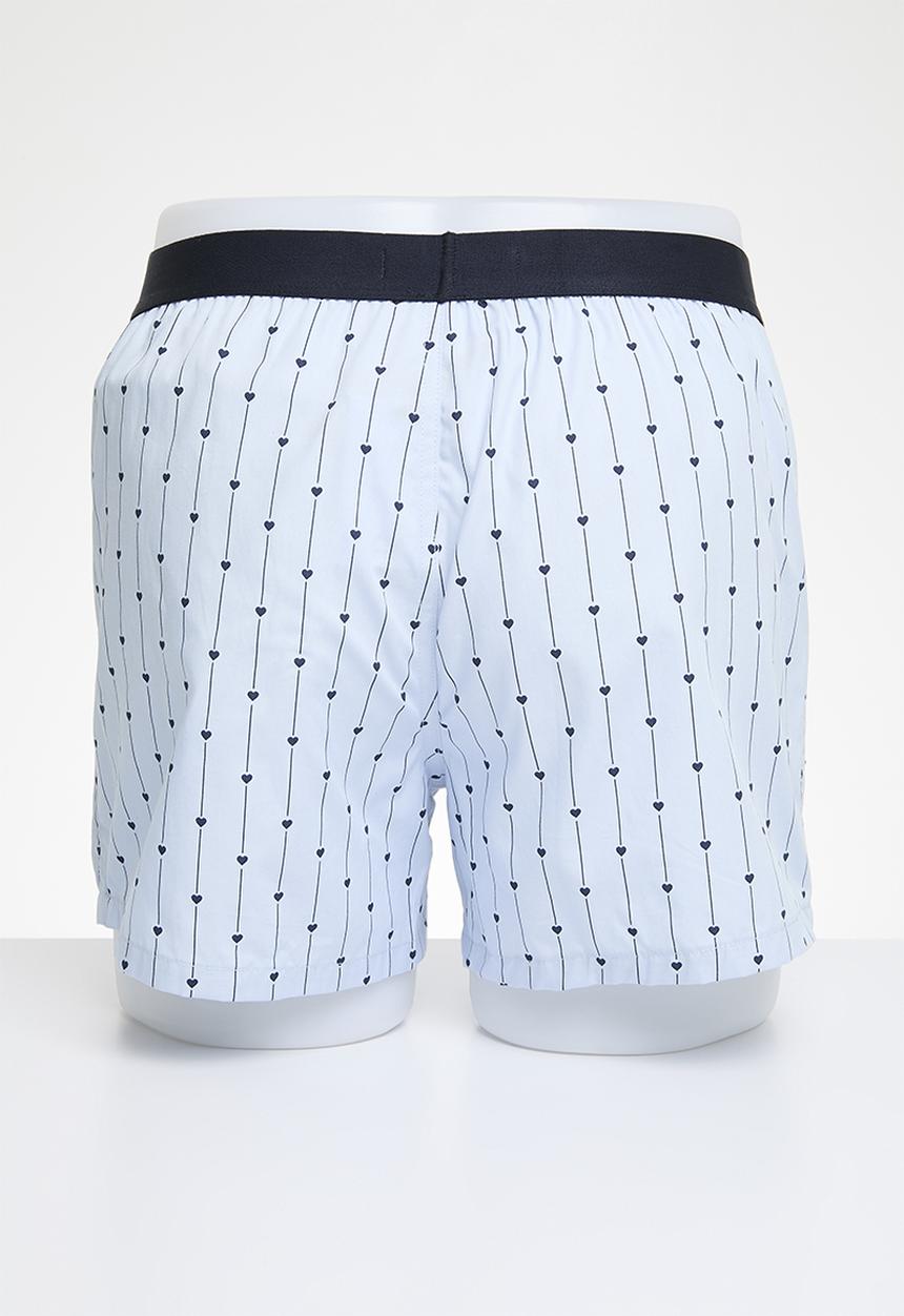 Tommy Hilfiger - Woven Boxer Print - Mini Heart Pinstripe