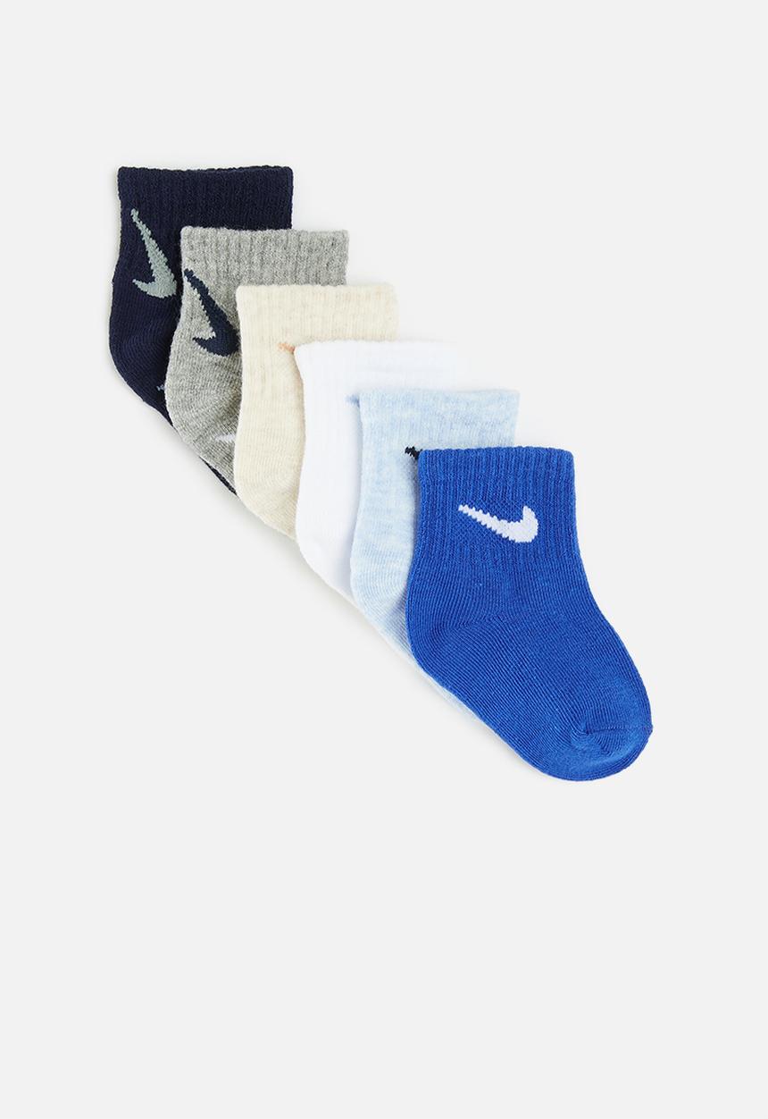Nike - Nhn swooshfetti 6pk ankle sock - midnight navy