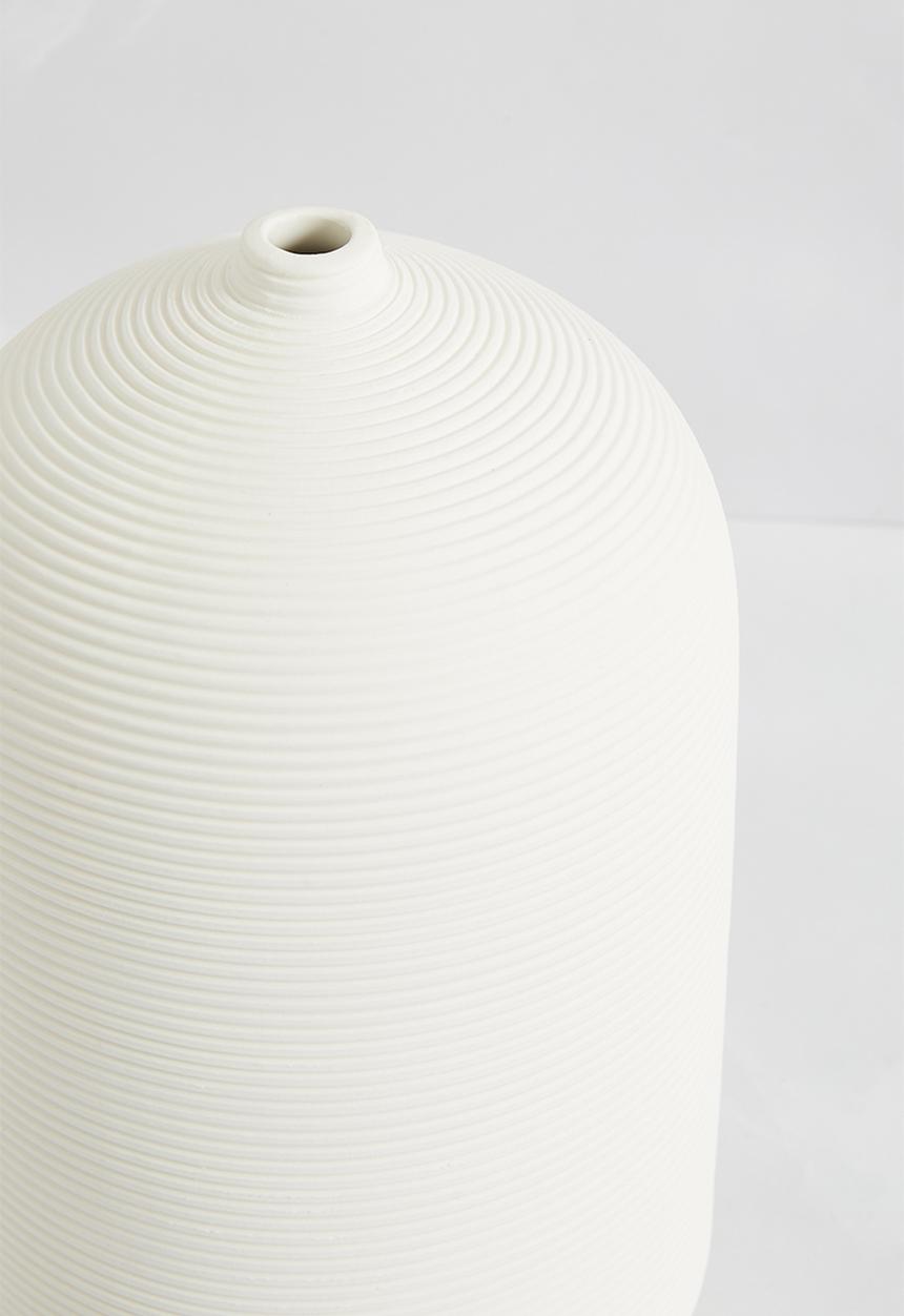 Sixth Floor - Beatrice Ceramic Vase - White
