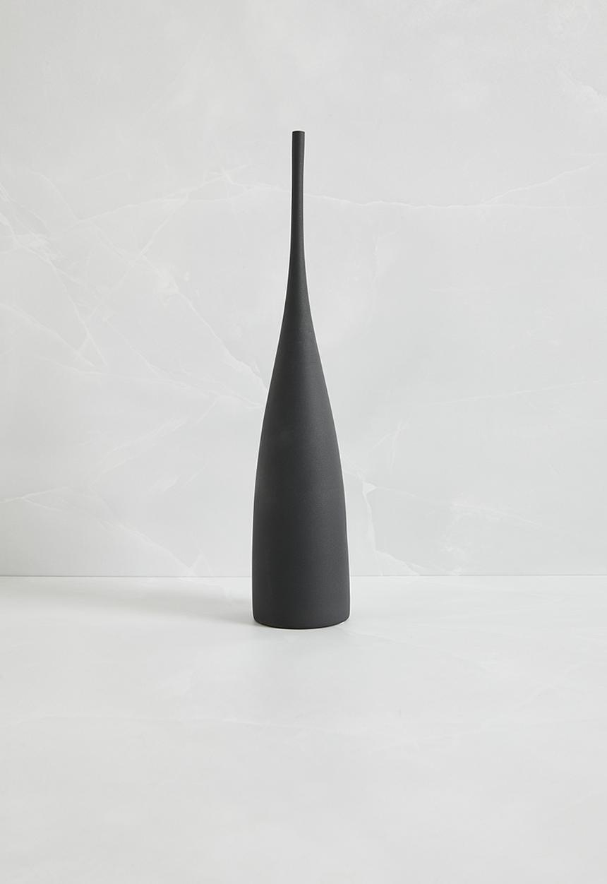 Sixth Floor - Tall Venice Ceramic Vase - Black