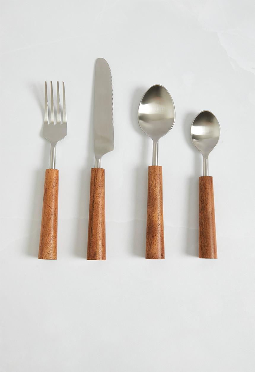 Sixth Floor - Woods Cutlery set of 4 - Natural