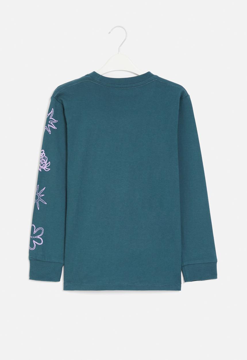 RVCA - Big bloom ls - duck blue