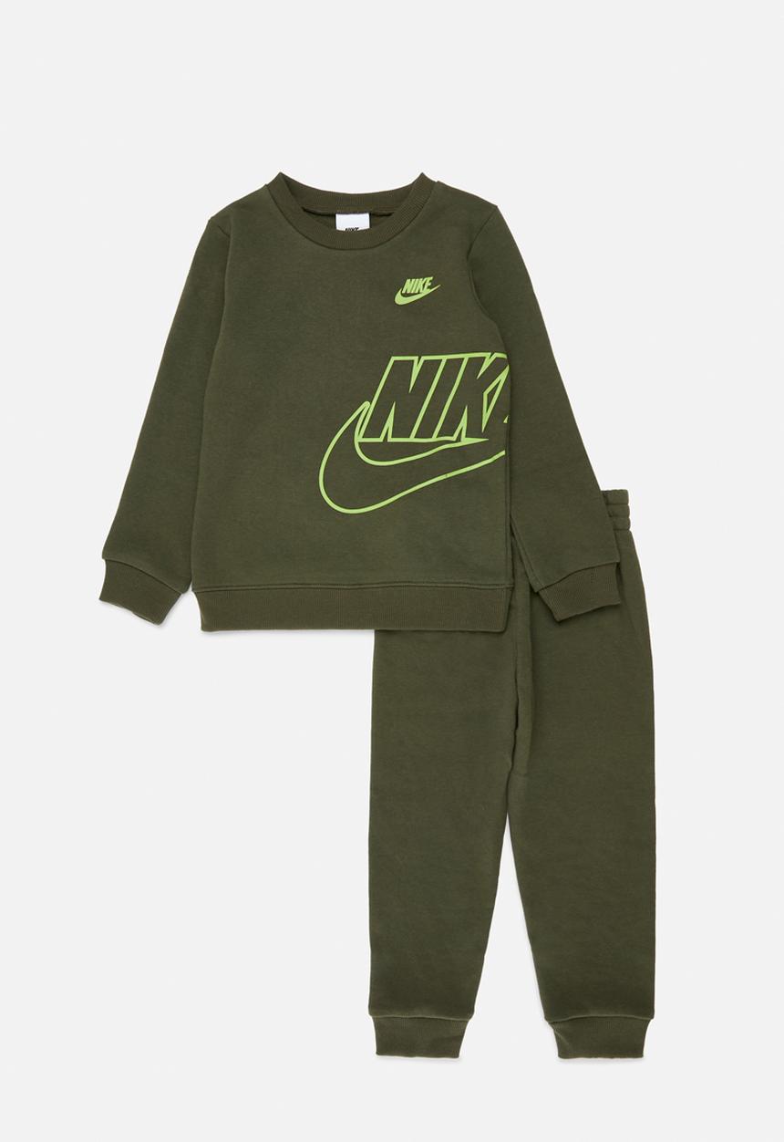 Nike - Nkb b nsw ft icon crew set - cargo khaki