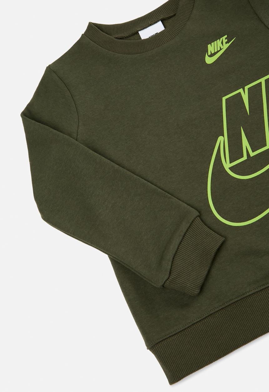 Nike - Nkb b nsw ft icon crew set - cargo khaki