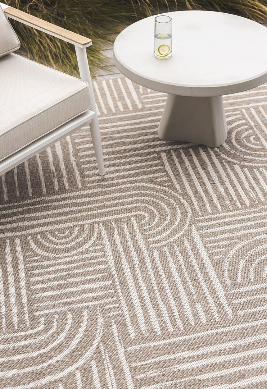 Hertex Fabrics - Arise outdoor rug - sandbank