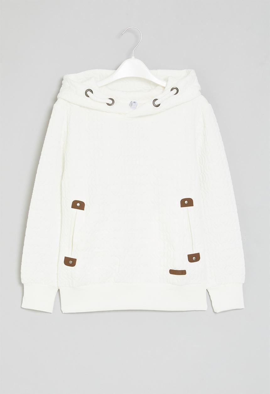 HAILYS - Long sleeve p hd janette sweatshirt - offwhite