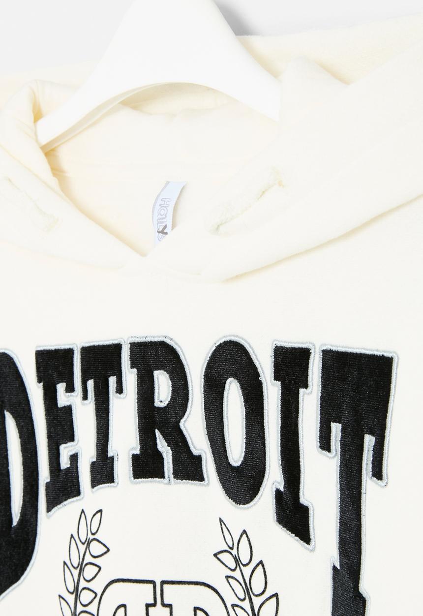 HAILYS - Long sleeve p hd trisha sweatshirt - winter white