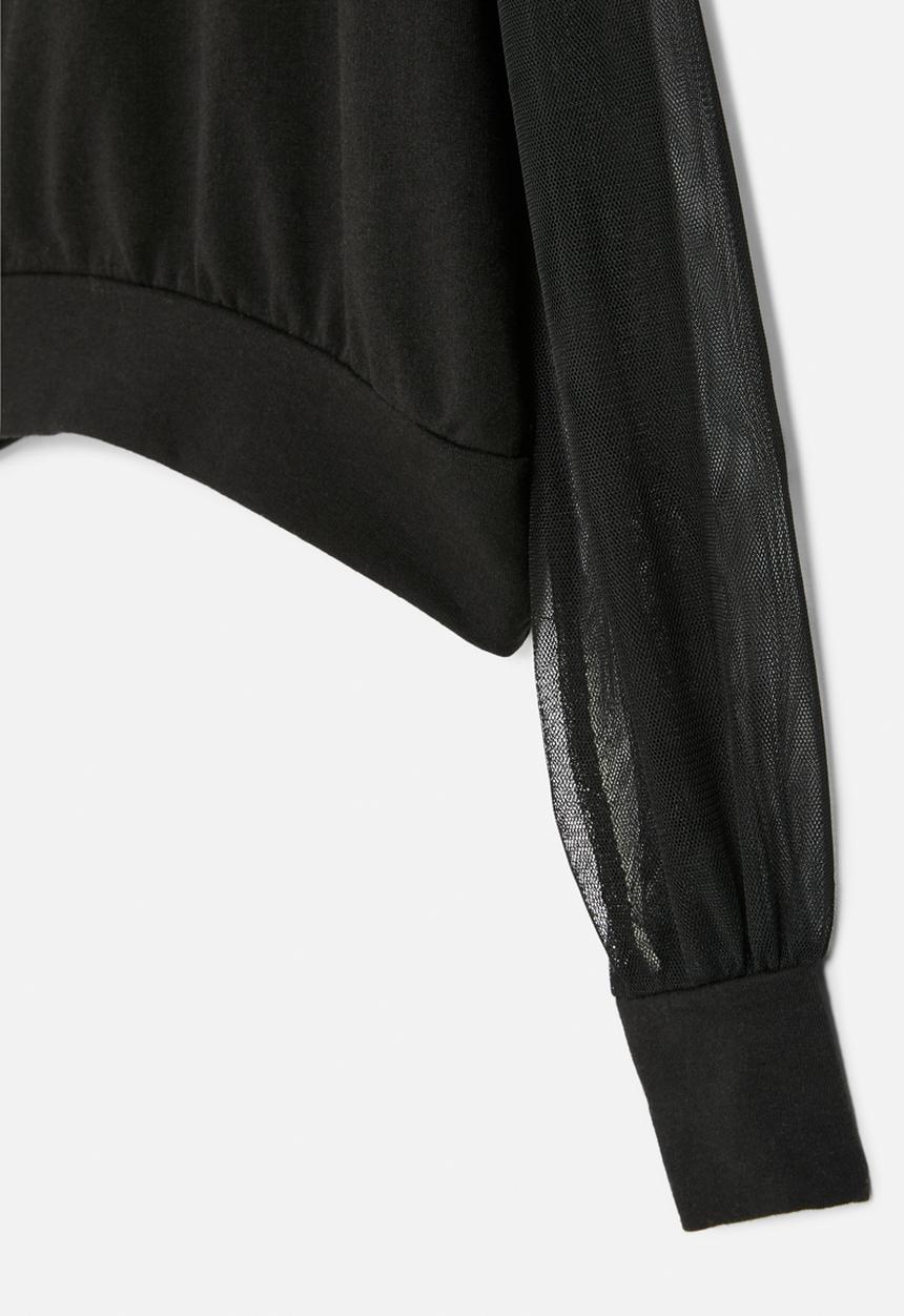 HAILYS - Long sleeve c sw lanny t sweatshirt - black