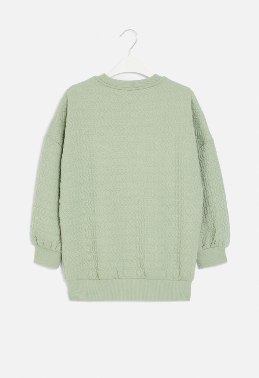 HAILYS - Long sleeve p sk jennifer sweatshirt - desert sage