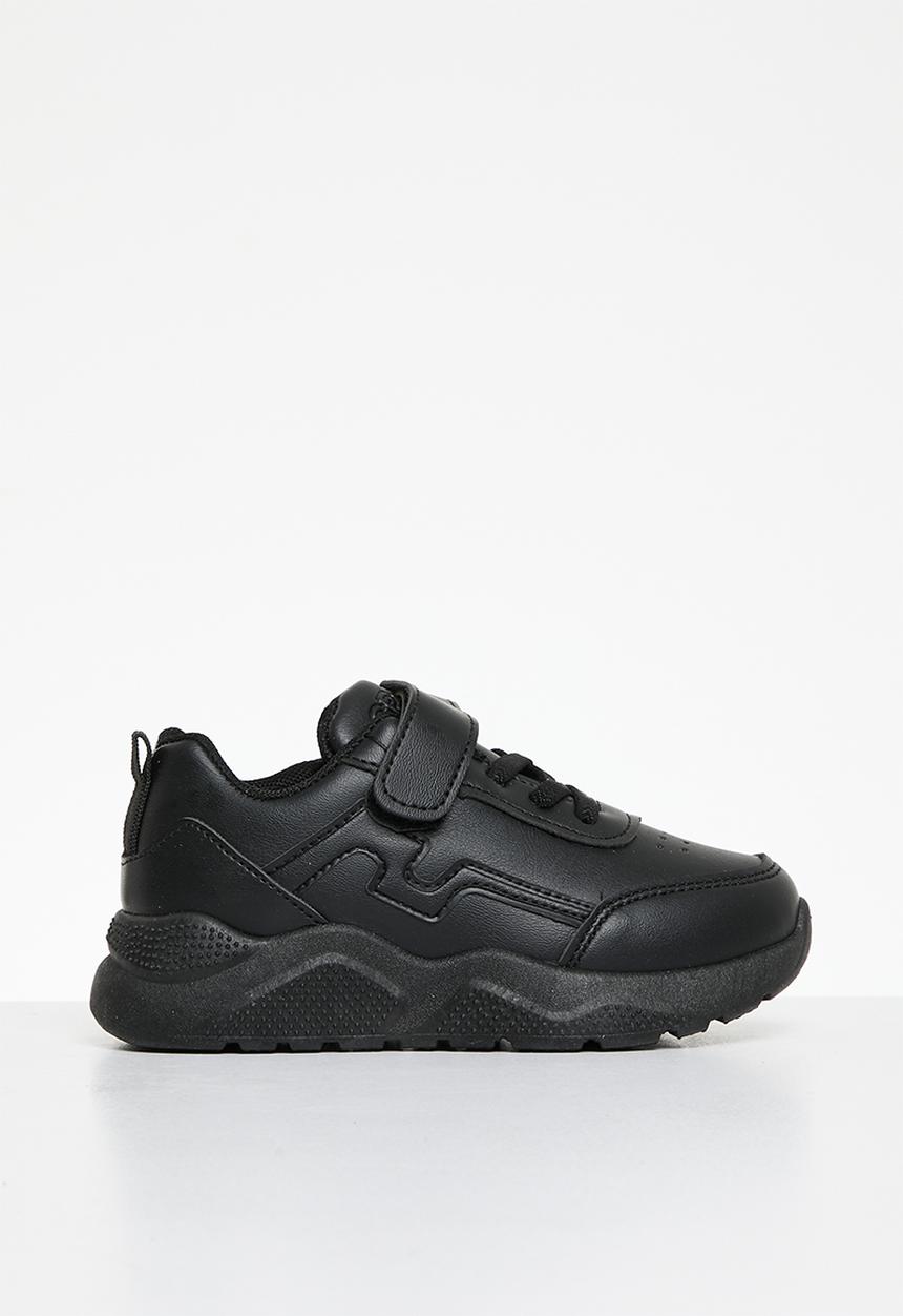 Pop Candy - Lace/velcro strap sneakers - black