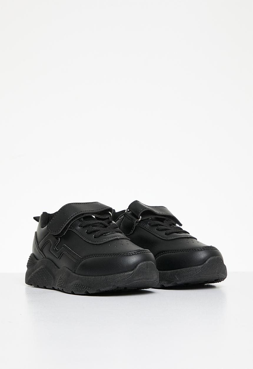 Pop Candy - Lace/velcro strap sneakers - black