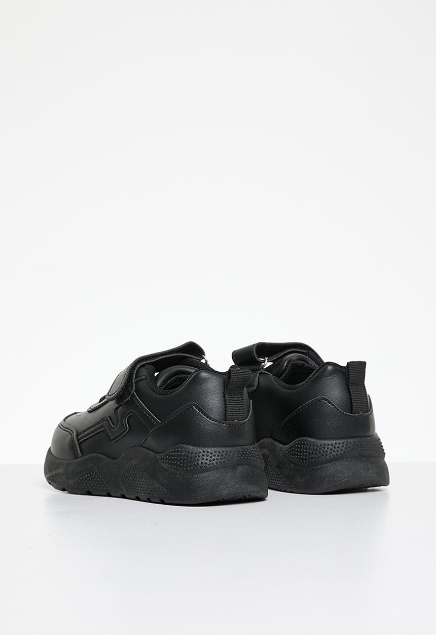 Pop Candy - Lace/velcro strap sneakers - black