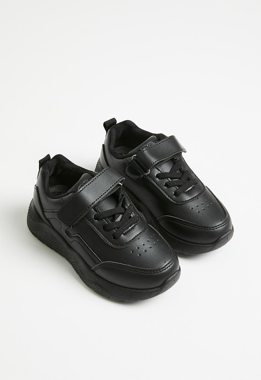 Pop Candy - Lace/velcro strap sneakers - black