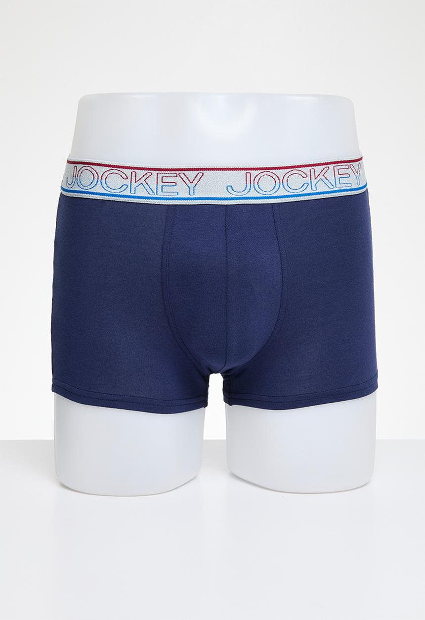 Jockey - 2 Pack new gen pouch trunk  - bluest Eyes/Ocean Cavern
