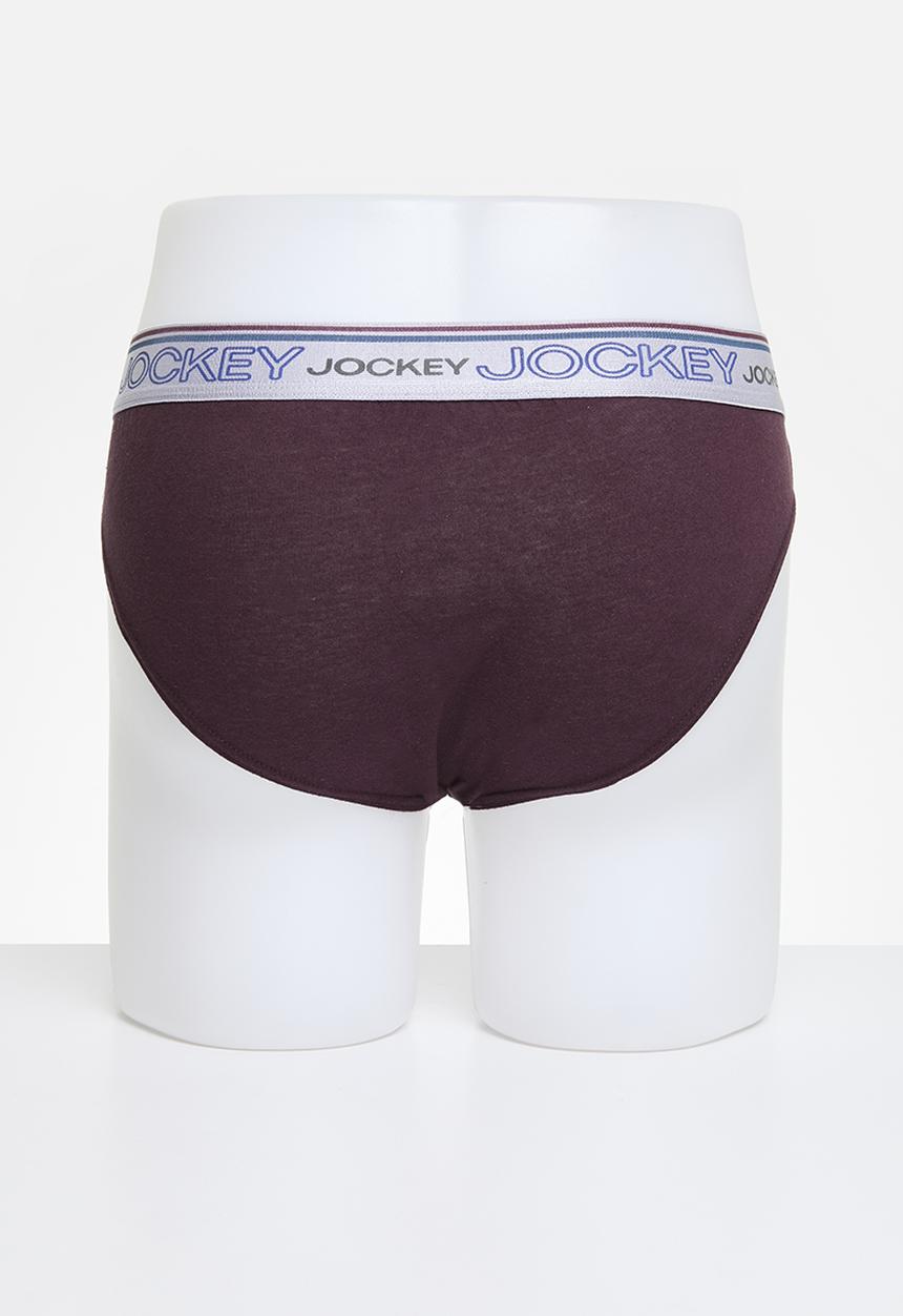 Jockey - 3 Pack plain new gen jockey brief - multi 