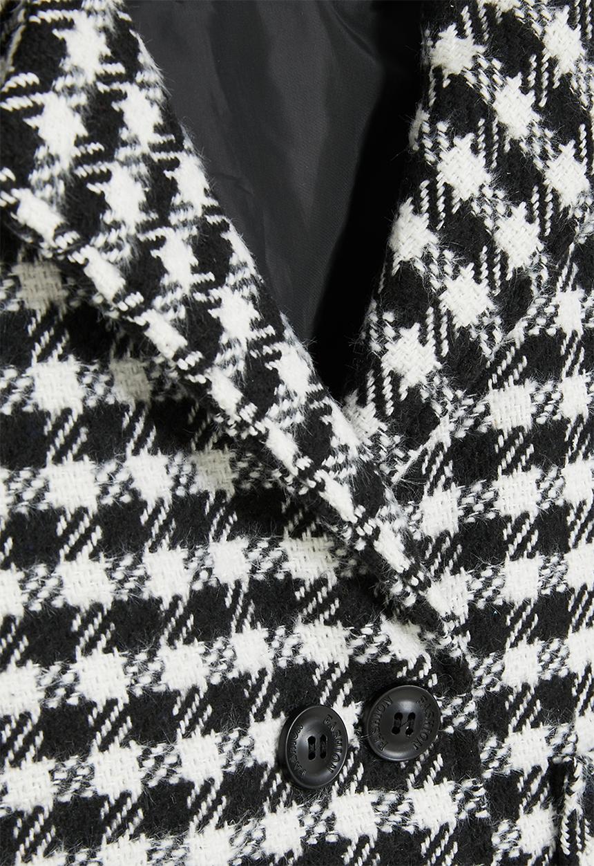 Pop Candy - Single breast jacket - black & white