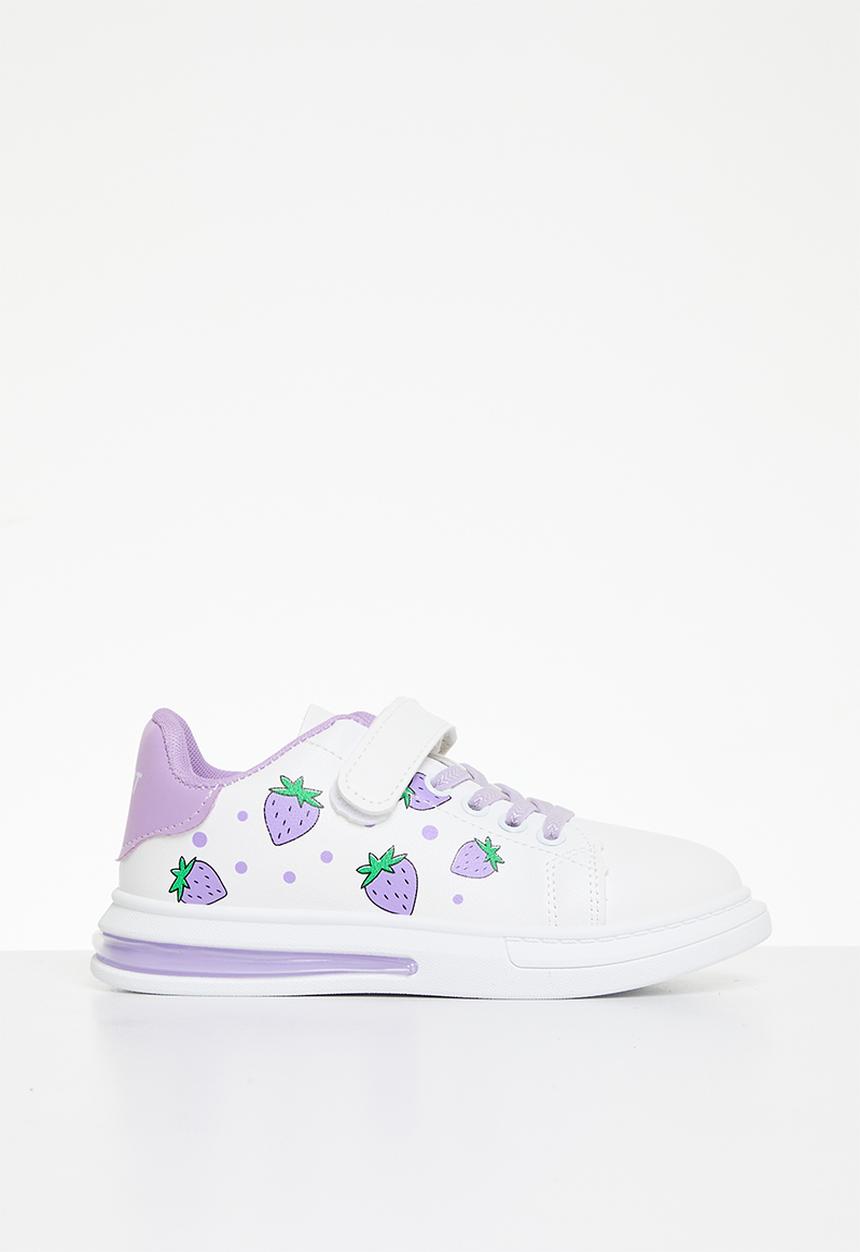 Pop Candy - Printed sneakers - lilac & white