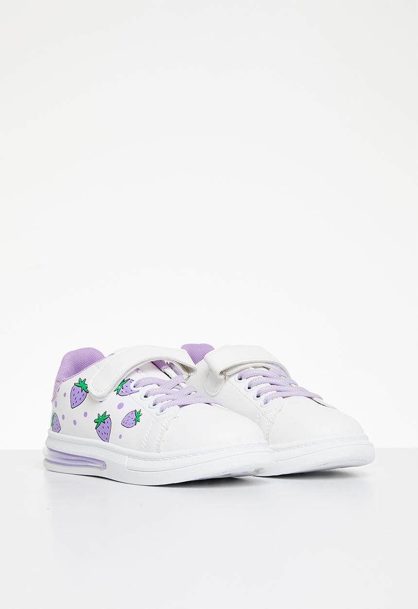 Pop Candy - Printed sneakers - lilac & white