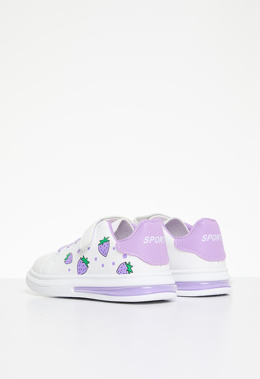 Pop Candy - Printed sneakers - lilac & white