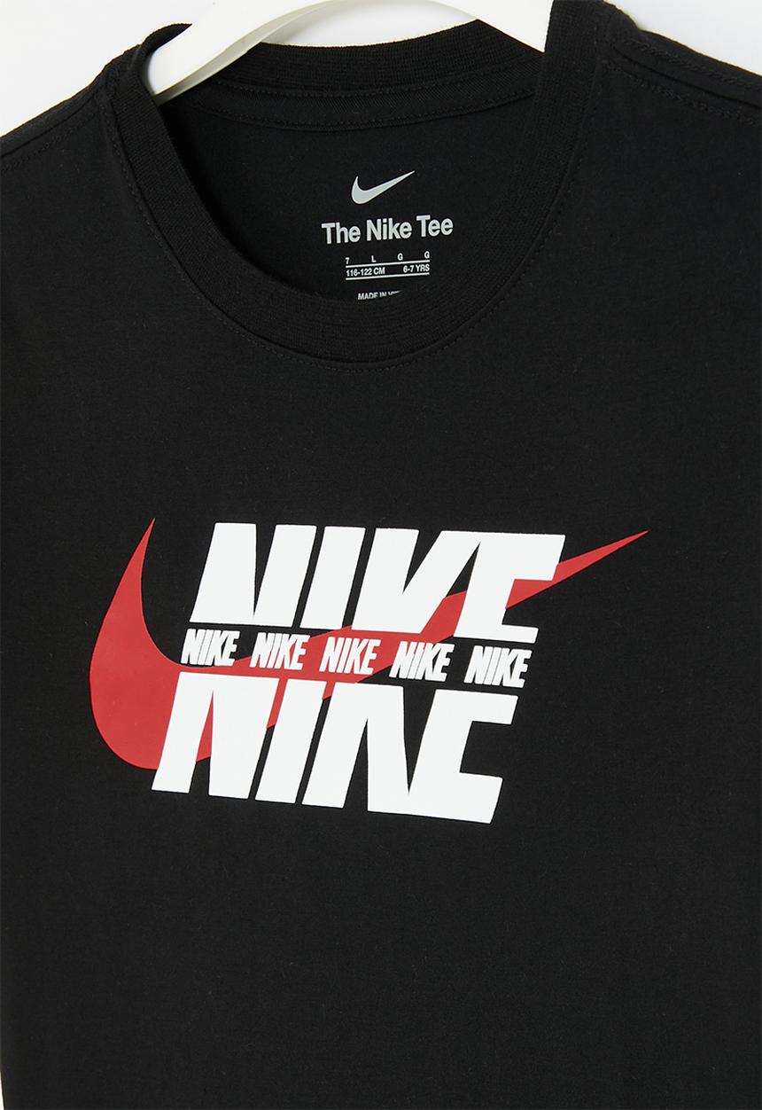 Nike - Nkb split nike block tee - black