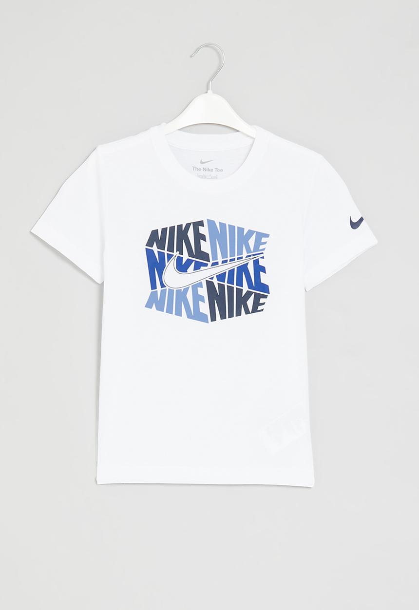 Nike - Nkb hexagon nike block short sleeve tee - white