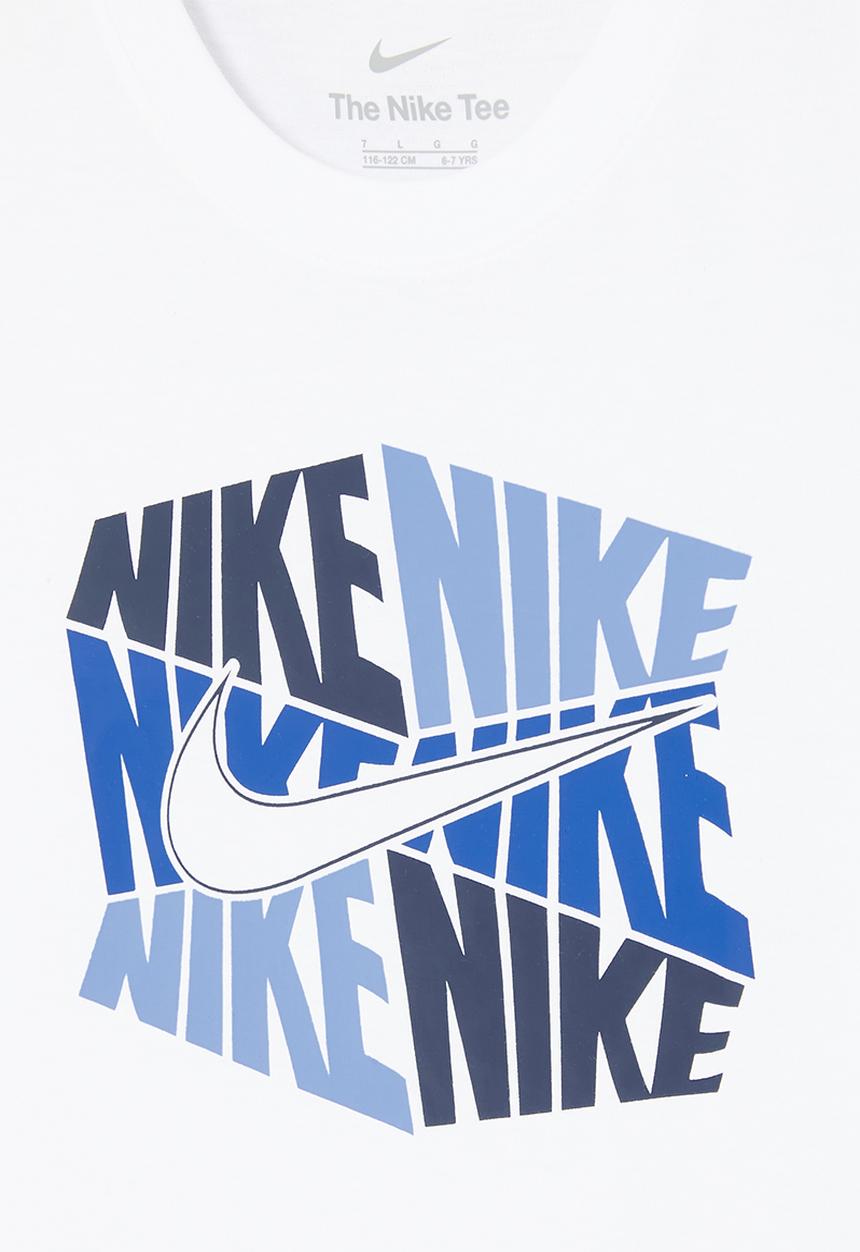 Nike - Nkb hexagon nike block short sleeve tee - white