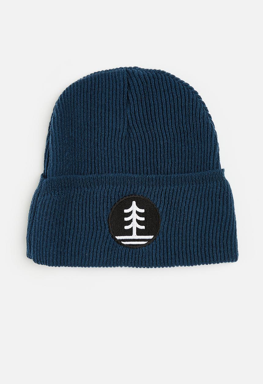Lark & Crosse - Landon fine knit beanie - blue