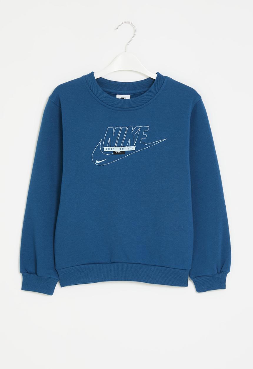 Nike - Nkb b nsw club specialty crew - court blue