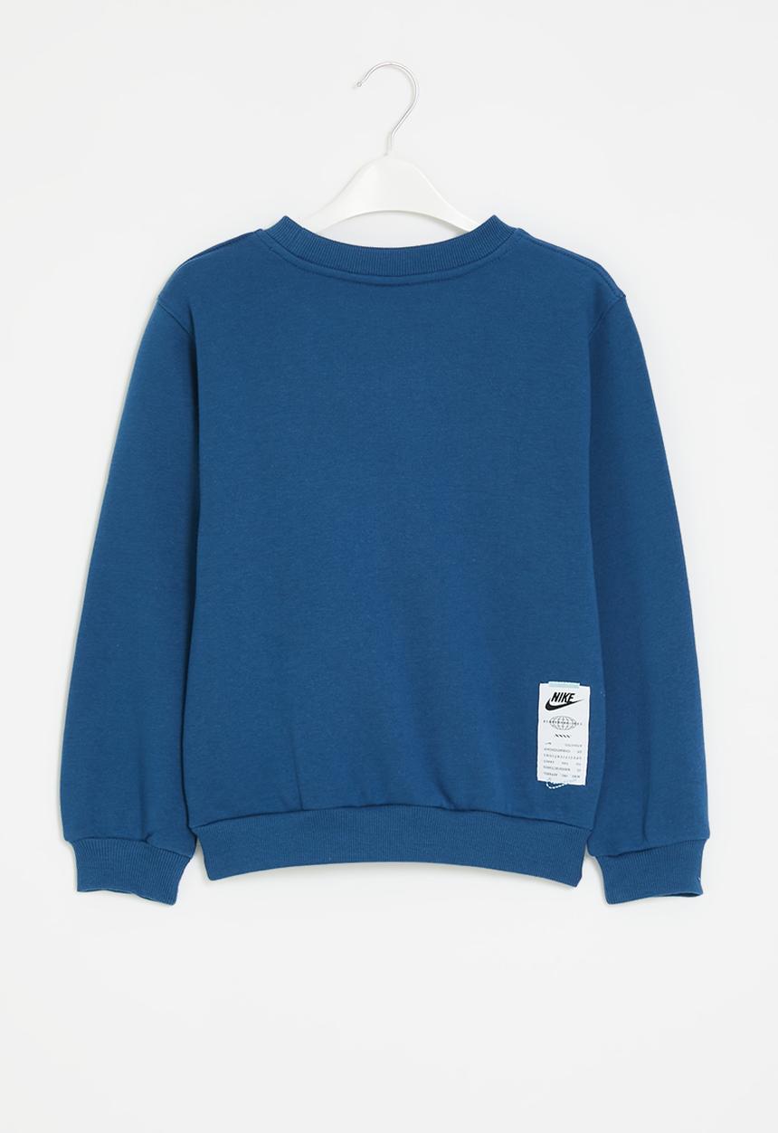 Nike - Nkb b nsw club specialty crew - court blue