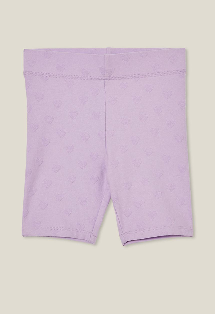 Cotton On - Hailey bike short - lilac drop/hearts
