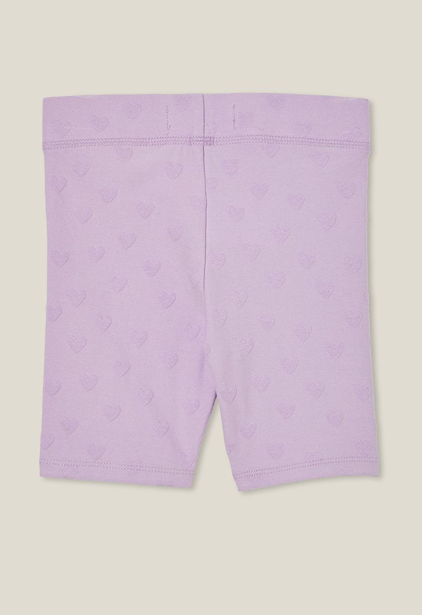Cotton On - Hailey bike short - lilac drop/hearts