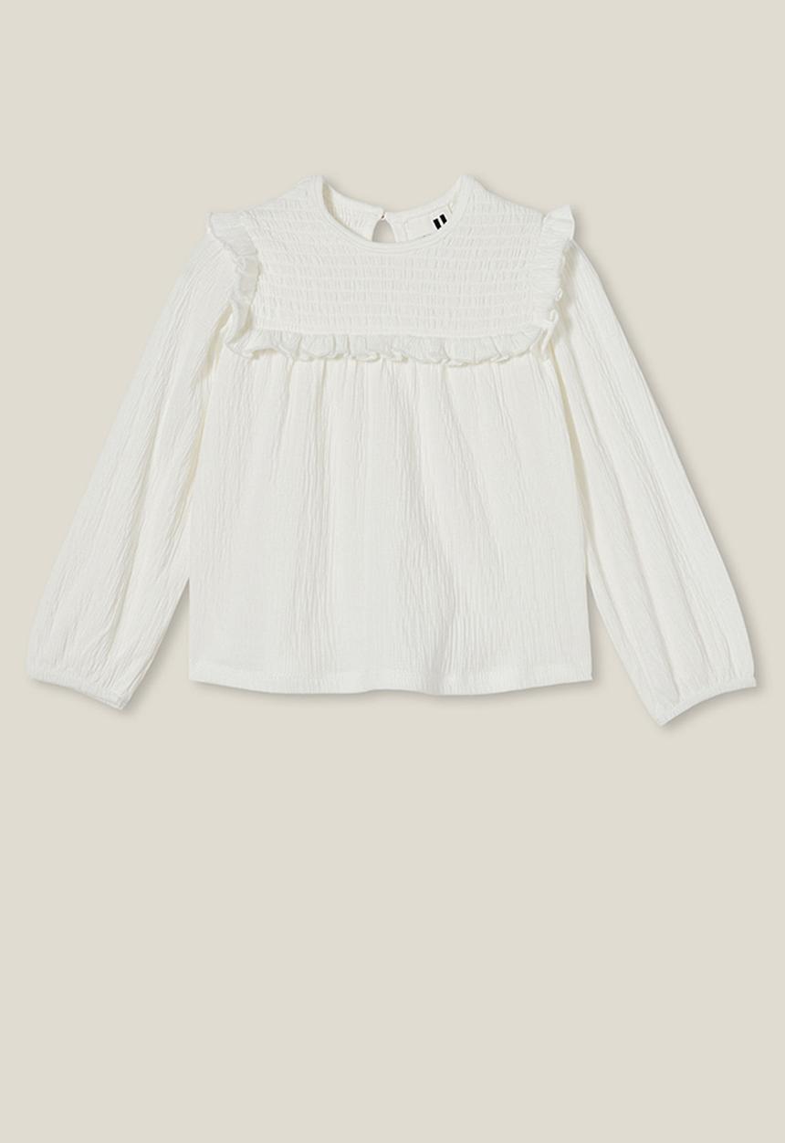 Cotton On - Claire long sleeve top - vanilla
