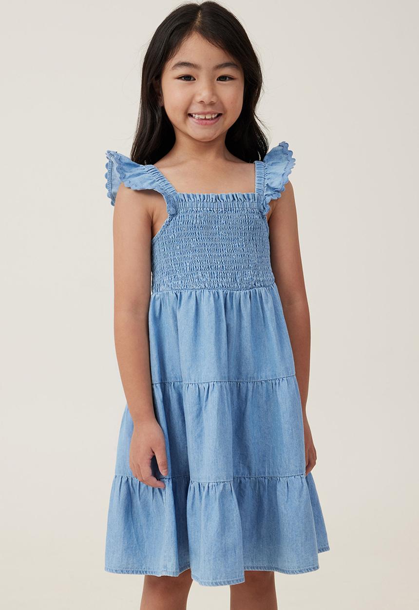 Cotton On - Amy tiered dress - chambray