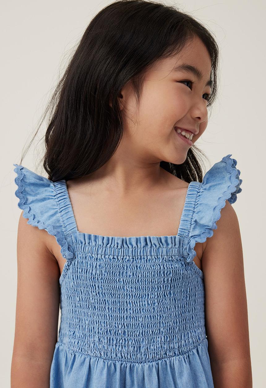 Cotton On - Amy tiered dress - chambray