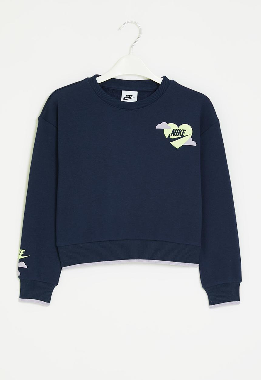 Nike - Nkg sweet swoosh crew - midnight navy