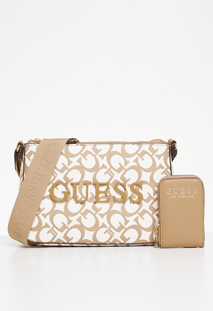 GUESS - Beacon falls mini xbody top zp - caramel 