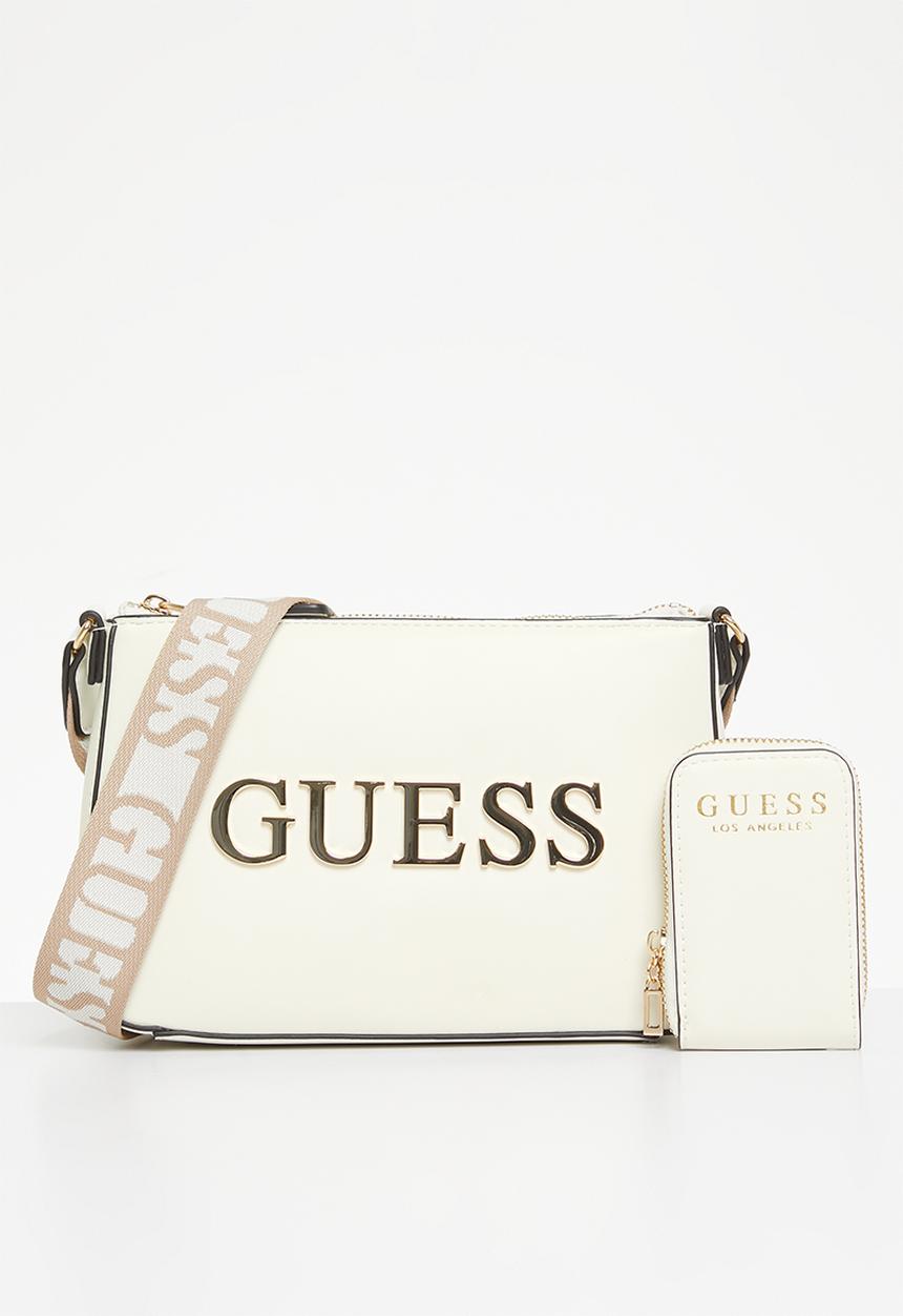 GUESS - Beacon falls mini xbody top zp - cream