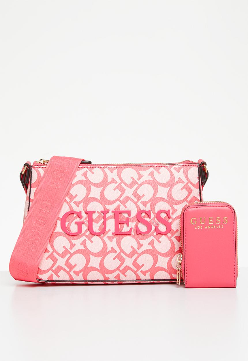 GUESS - Beacon falls mini xbody top zp - watermelon