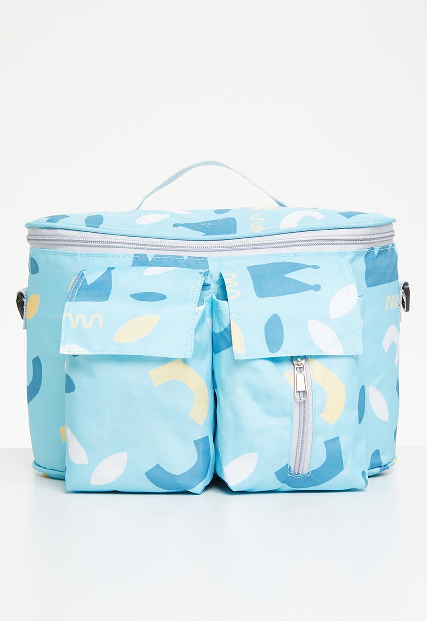 Pop Candy - Printed nappy bag - blue