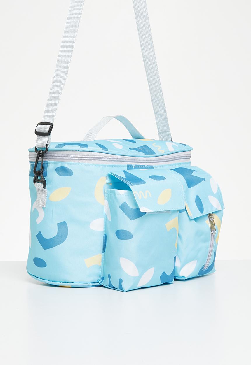 Pop Candy - Printed nappy bag - blue