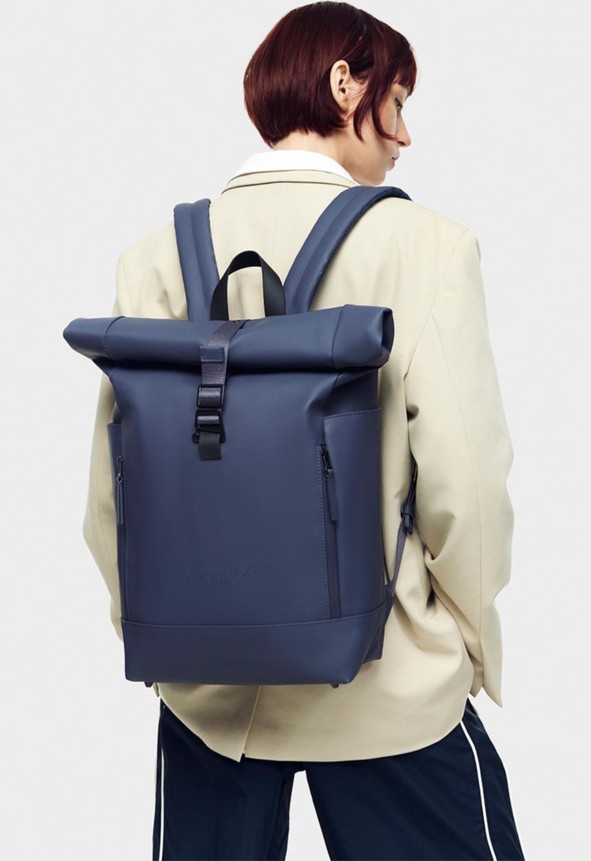 Gaston Luga - Rullen backpack - navy